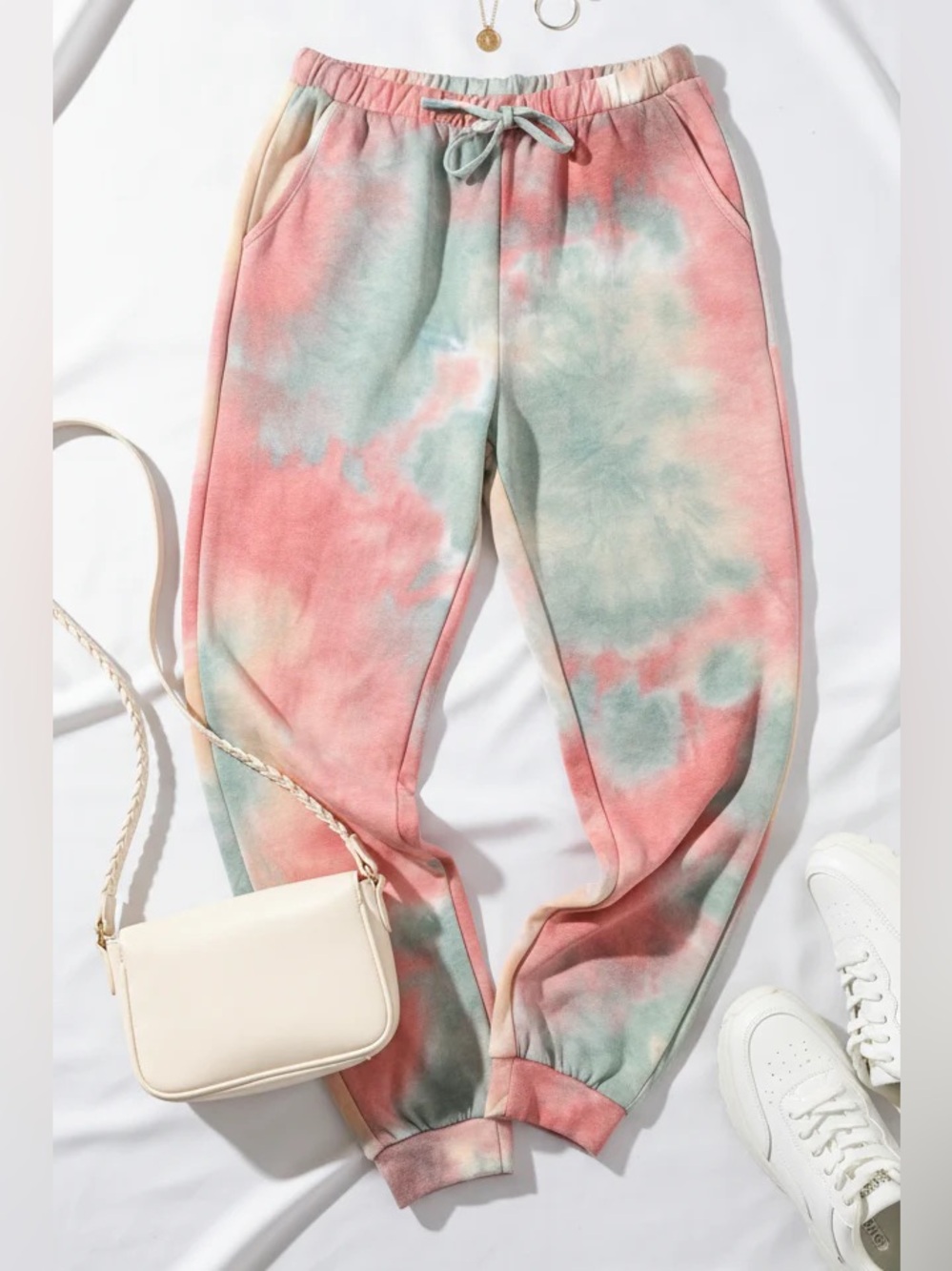 P70 Haptics Tie Dye Pocketed Joggers - Size: Small